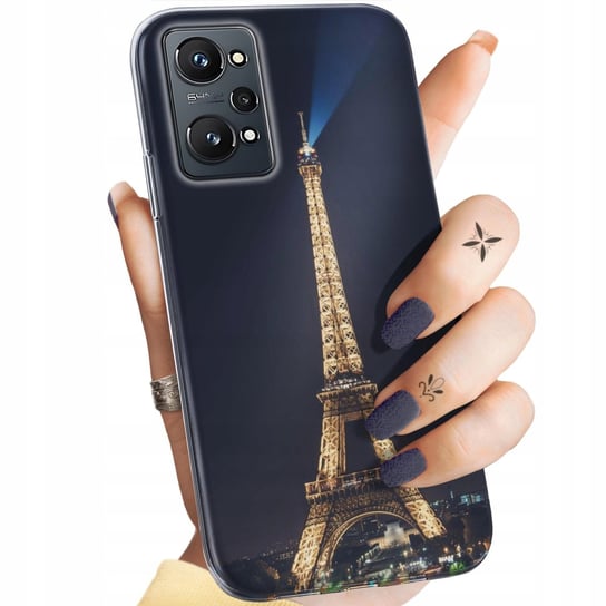 Etui Do Realme Gt Neo 2 Wzory Paryż Francja Eiffel Obudowa Pokrowiec Case Realme
