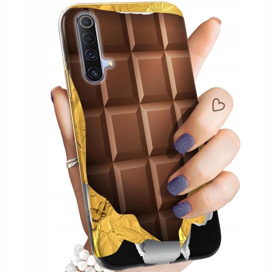 Etui Do Realme X50 / X3 Wzory Czekolada Choco Słodycze Obudowa Pokrowiec Realme