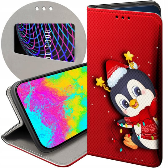 Etui Do Redmi Note 10 / 10 Pro Max Wzory Święta Christmas Mikołaj Pingwin Xiaomi