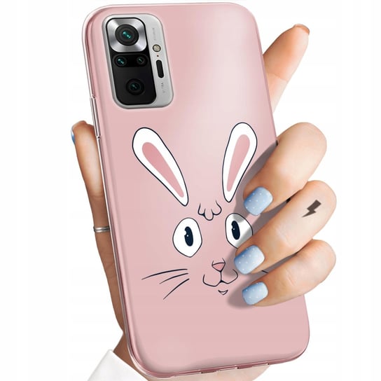 Etui Do Redmi Note 10 Pro / 10 Pro Max Wzory Królik Zając Bunny Obudowa Xiaomi