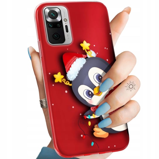 Etui Do Redmi Note 10 Pro / 10 Pro Max Wzory Święta Christmas Mikołaj Case Xiaomi