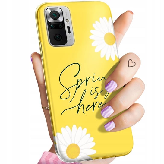 Etui Do Redmi Note 10 Pro / 10 Pro Max Wzory Wiosna Wiosenne Spring Obudowa Xiaomi