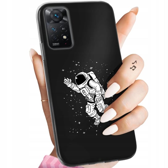 Etui Do Redmi Note 11 Pro 4G / 5G Wzory Astronauta Kosmonauta Rakieta Case Xiaomi