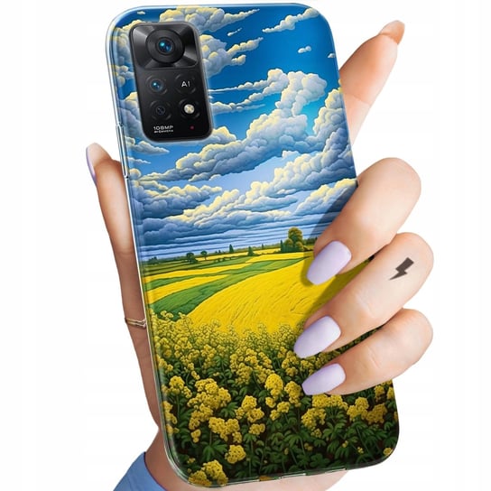 Etui Do Redmi Note 11 Pro 4G / 5G Wzory Chmury Niebo Błękit Obudowa Case Xiaomi
