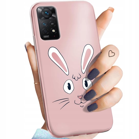 Etui Do Redmi Note 11 Pro 4G / 5G Wzory Królik Zając Bunny Obudowa Case Xiaomi