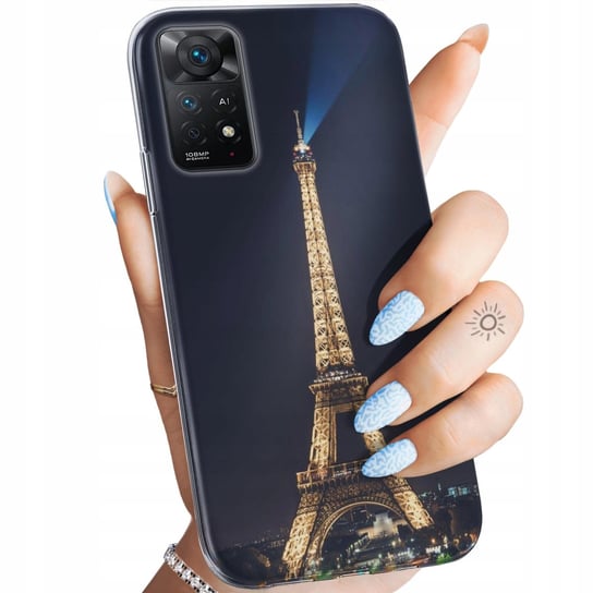 Etui Do Redmi Note 11 Pro 4G / 5G Wzory Paryż Francja Eiffel Obudowa Case Xiaomi