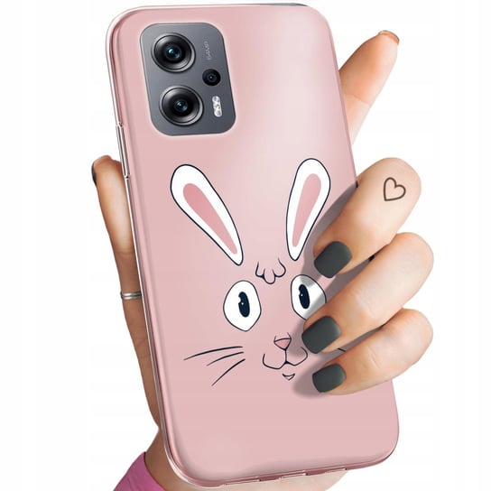 Etui Do Redmi Note 11T Pro / Poco X4 Gt Wzory Królik Zając Bunny Obudowa Xiaomi