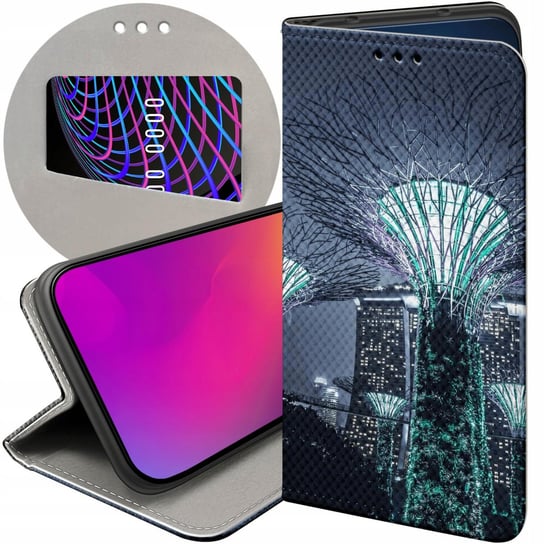 ETUI DO REDMI NOTE 11T PRO / POCO X4 GT WZORY MIASTA ARCHITEKTURA URBAN Xiaomi