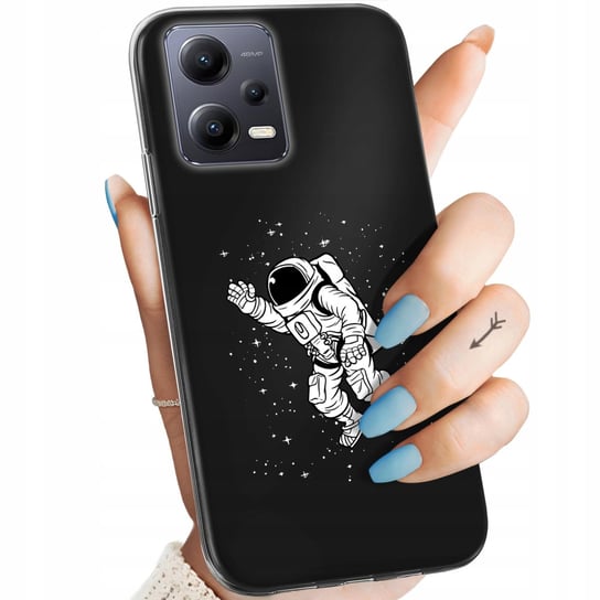 Etui Do Redmi Note 12 5G / Poco X5 Wzory Astronauta Kosmonauta Rakieta Case Xiaomi