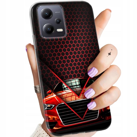 Etui Do Redmi Note 12 5G / Poco X5 Wzory Auto Motor Pojazdy Samochody Case Xiaomi
