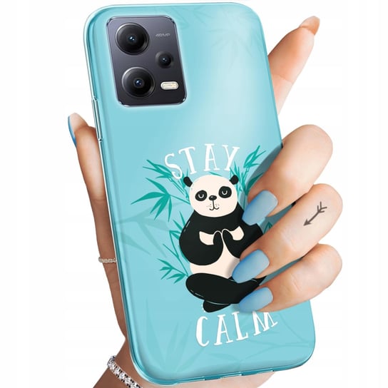 Etui Do Redmi Note 12 5G / Poco X5 Wzory Panda Bambus Pandy Obudowa Case Xiaomi
