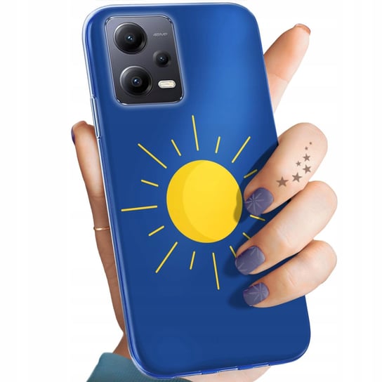 ETUI DO REDMI NOTE 12 5G / POCO X5 WZORY SŁOŃCE PLANETY SUN OBUDOWA CASE Xiaomi