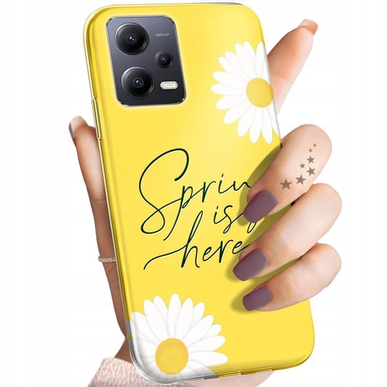 Etui Do Redmi Note 12 5G / Poco X5 Wzory Wiosna Wiosenne Spring Obudowa Xiaomi