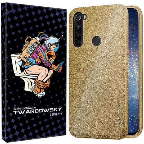 Etui do Redmi Note 8T Twardowsky Stella + szkło 9H VegaCom