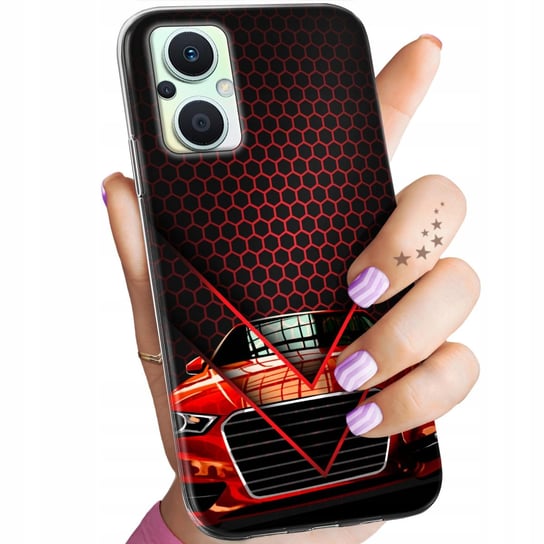 Etui Do Reno 7Z 5G/7 Lite 5G /8 Lite 5G Wzory Auto Motor Pojazdy Samochody Oppo