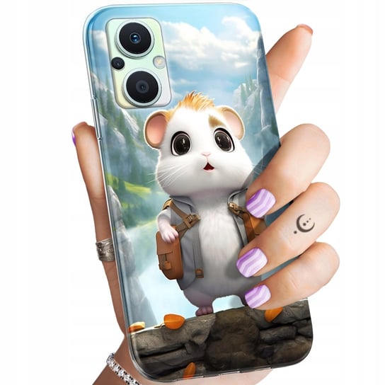 Etui Do Reno 7Z 5G/7 Lite 5G /8 Lite 5G Wzory Chomiki Szynszyle Myszowate Oppo