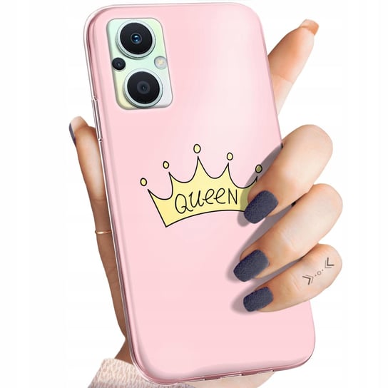 Etui Do Reno 7Z 5G/7 Lite 5G /8 Lite 5G Wzory Księżniczka Queen Princess Oppo