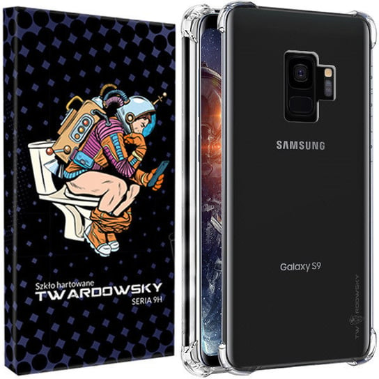 Etui Do Sam Galaxy S9 G960 Twardowsky Air + Szkło TWARDOWSKY
