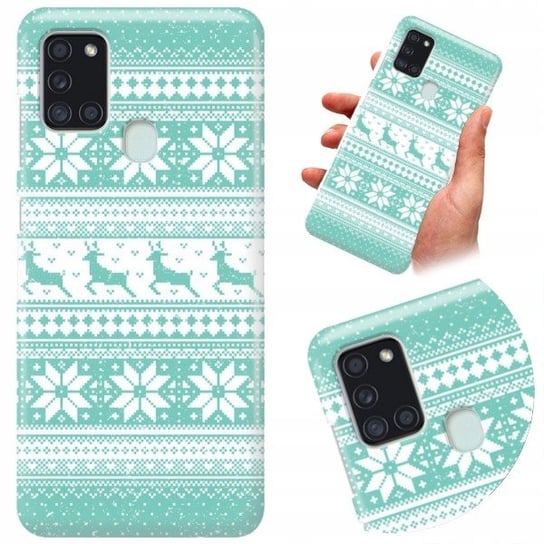 ETUI DO SAMSUNG A21s Święta Christmas Zima Wzory Funnycase