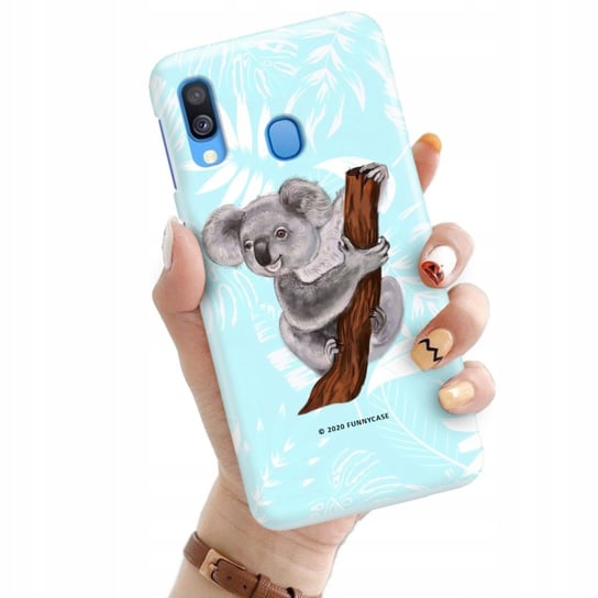 Etui do SAMSUNG A40 Miś Koala Tygrysy Zwierzęta Girl Power Pattern Wzorów Funnycase