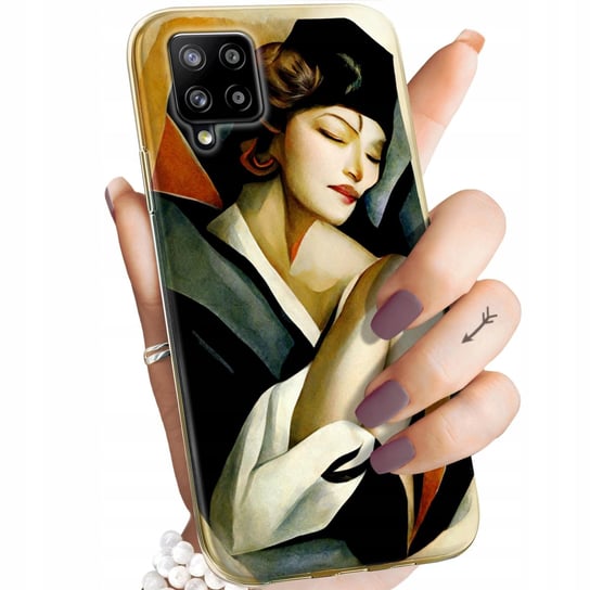 Etui Do Samsung A42 5G Wzory Art Deco Łempicka Tamara Barbier Wielki Gatsby Samsung Electronics