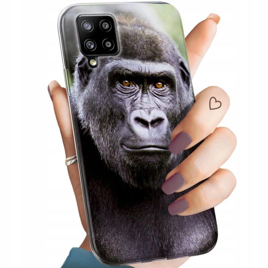 Etui Do Samsung A42 5G Wzory Małpki Małpa Nosacz Obudowa Pokrowiec Case Samsung