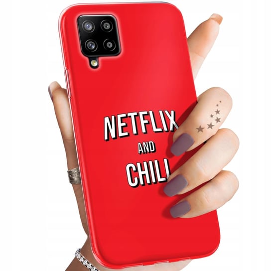 Etui Do Samsung A42 5G Wzory Netflix Seriale Filmy Kino Obudowa Pokrowiec Samsung Electronics