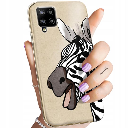 Etui Do Samsung A42 5G Wzory Zebra Zeberka Paski Obudowa Pokrowiec Case Samsung Electronics