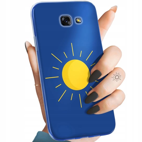 Etui Do Samsung A5 2017 Wzory Słońce Planety Sun Obudowa Pokrowiec Case Samsung