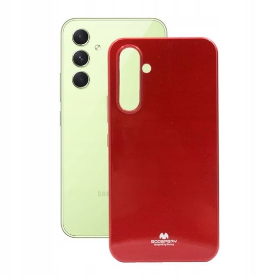 Etui Do Samsung A54 5G Futerał Mercury Jelly Czerwone Obudowa Pokrowiec Case GSM-HURT