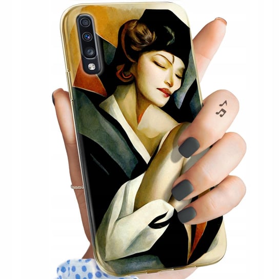 Etui Do Samsung A70 Wzory Art Deco Łempicka Tamara Barbier Wielki Gatsby Samsung