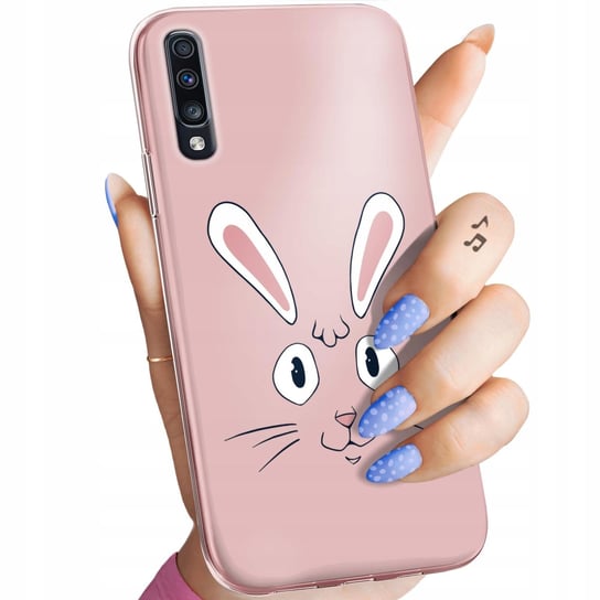 Etui Do Samsung A70 Wzory Królik Zając Bunny Obudowa Pokrowiec Case Samsung