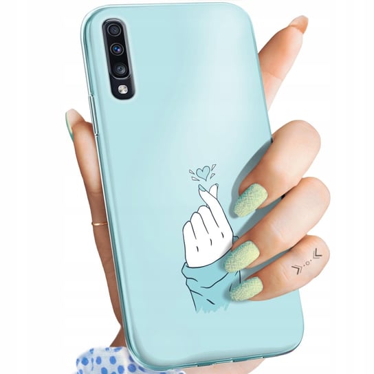 Etui Do Samsung A70 Wzory Niebieskie Blue Blau Obudowa Pokrowiec Case Samsung Electronics