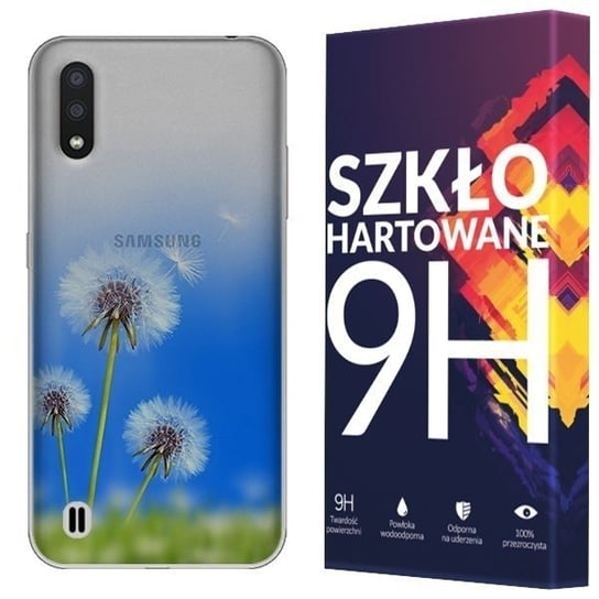 Etui Do Samsung Galaxy A01 Sm-A015 Gradient +Szkło Kreatui