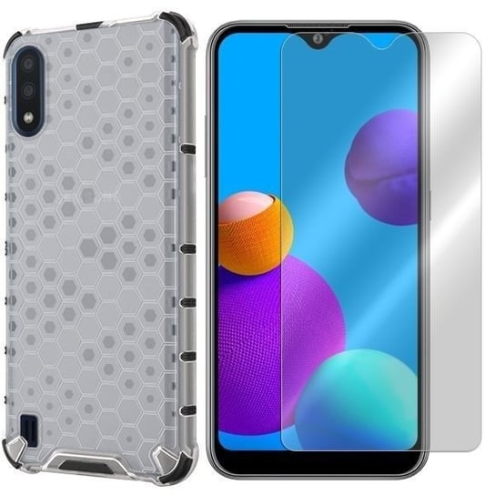 Etui Do Samsung Galaxy A02 Obudowa Honey +Szkło 9H VegaCom