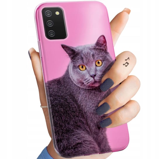 Etui Do Samsung Galaxy A02S Wzory Koty Kotki Kociaki Obudowa Pokrowiec Case Samsung Electronics