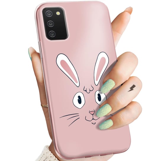 Etui Do Samsung Galaxy A02S Wzory Królik Zając Bunny Obudowa Pokrowiec Case Samsung