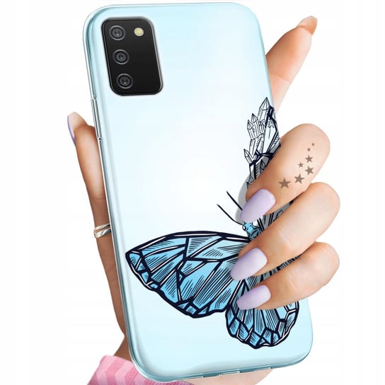 Etui Do Samsung Galaxy A02S Wzory Motyle Butterfly Barwne Obudowa Pokrowiec Samsung Electronics