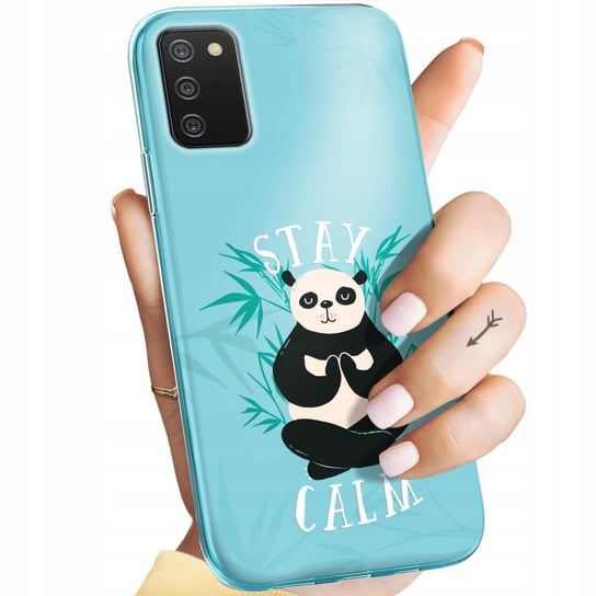 Etui Do Samsung Galaxy A02S Wzory Panda Bambus Pandy Obudowa Pokrowiec Case Samsung Electronics