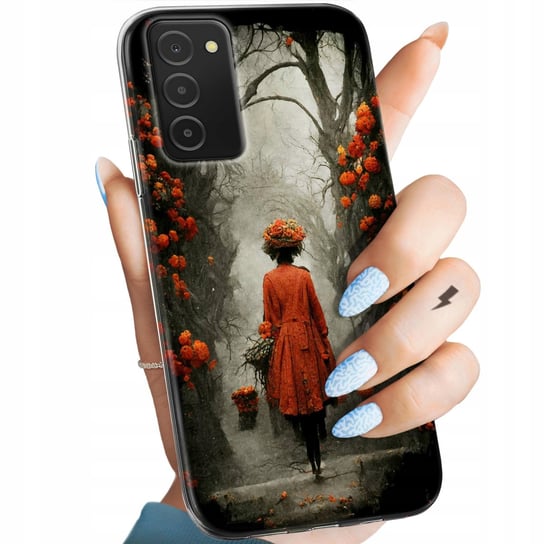 Etui Do Samsung Galaxy A03S Wzory Jesień Liście Autumn Obudowa Pokrowiec Samsung