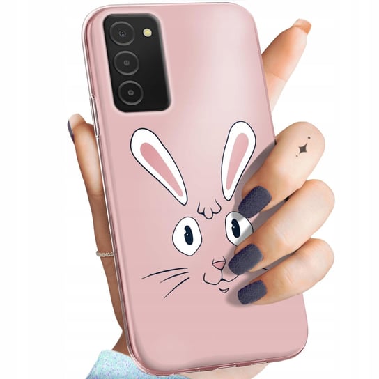 Etui Do Samsung Galaxy A03S Wzory Królik Zając Bunny Obudowa Pokrowiec Case Samsung