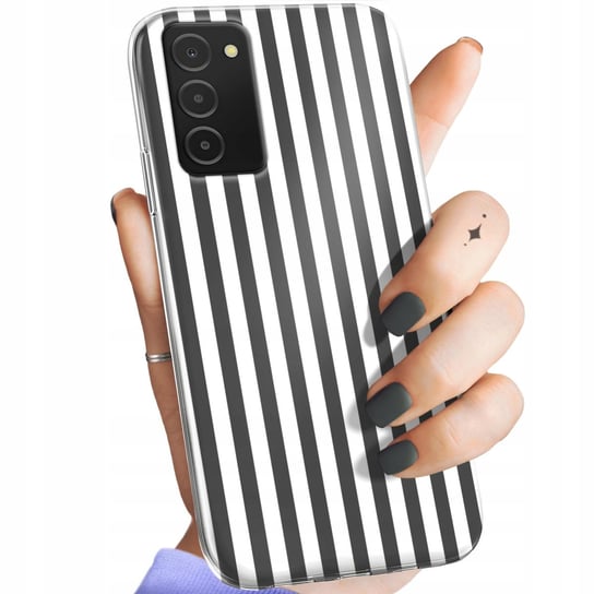 ETUI DO SAMSUNG GALAXY A03S WZORY PASKI LINIE FALE OBUDOWA POKROWIEC CASE Samsung Electronics