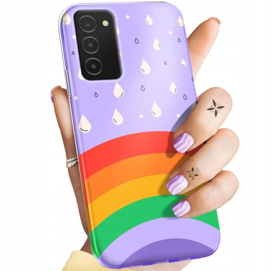 Etui Do Samsung Galaxy A03S Wzory Tęcza Rainbow Obudowa Pokrowiec Case Samsung Electronics