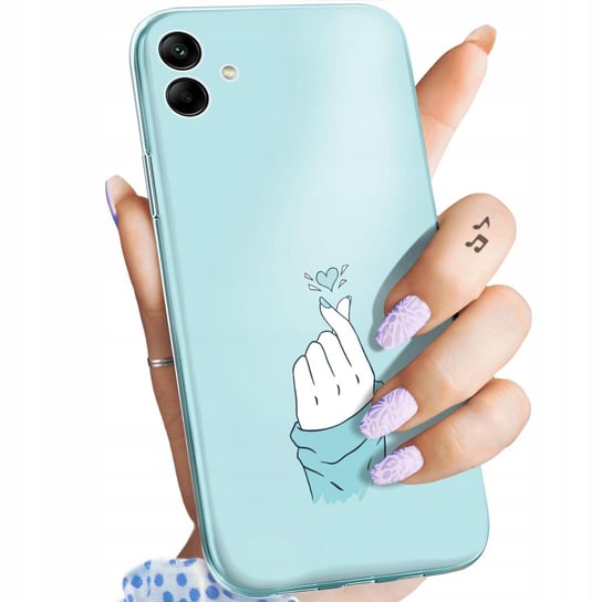 Etui Do Samsung Galaxy A04 / M13 5G Wzory Niebieskie Blue Blau Obudowa Case Samsung Electronics