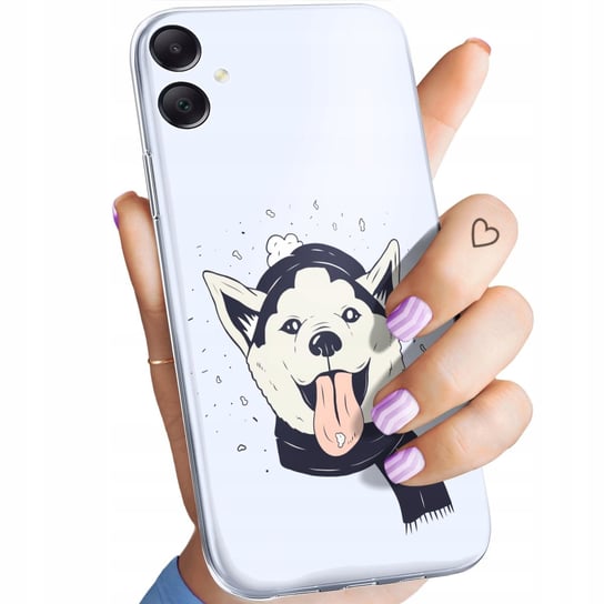 ETUI DO SAMSUNG GALAXY A05 WZORY HUSKY PSY PIESKI OBUDOWA POKROWIEC CASE Samsung Electronics