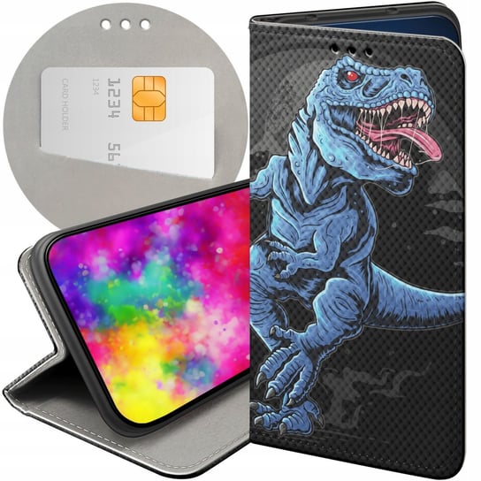 ETUI DO SAMSUNG GALAXY A05S WZORY DINOZAURY REPTILIA PREHISTORYCZNE FUTERAŁ Samsung Electronics