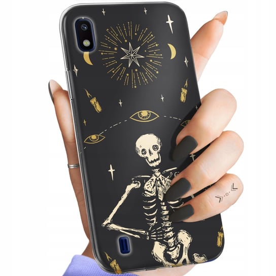 Etui Do Samsung Galaxy A10 Wzory Czaszka Szkielety Memento Mori Gotyk Case Samsung Electronics