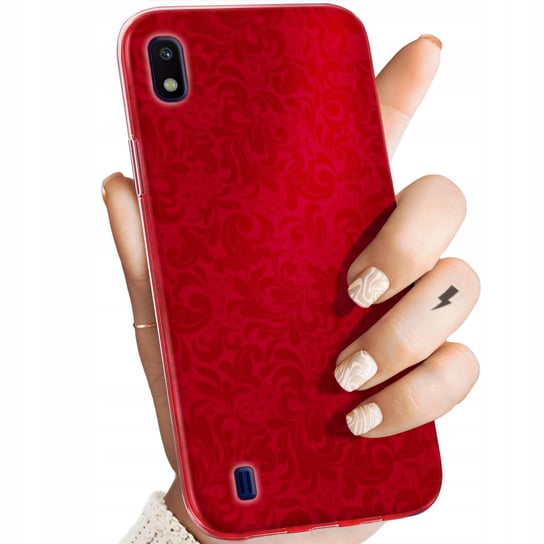 Etui Do Samsung Galaxy A10 Wzory Czerwone Serca Róże Obudowa Pokrowiec Case Samsung