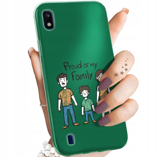 ETUI DO SAMSUNG GALAXY A10 WZORY RODZINA FAMILIA DOM OBUDOWA POKROWIEC CASE Samsung Electronics