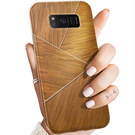 Etui Do Samsung Galaxy A11 Wzory Brązowe Drewniane Brown Obudowa Pokrowiec Samsung Electronics